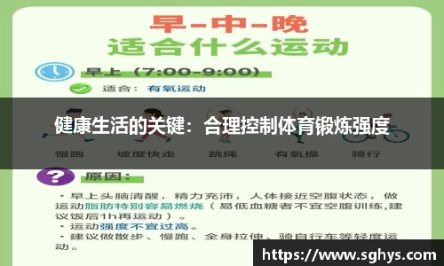 健康生活的关键：合理控制体育锻炼强度
